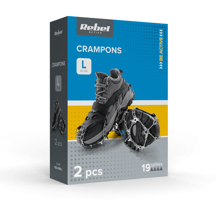 Crampons for Rebel Active hiking boots, size L 41-44