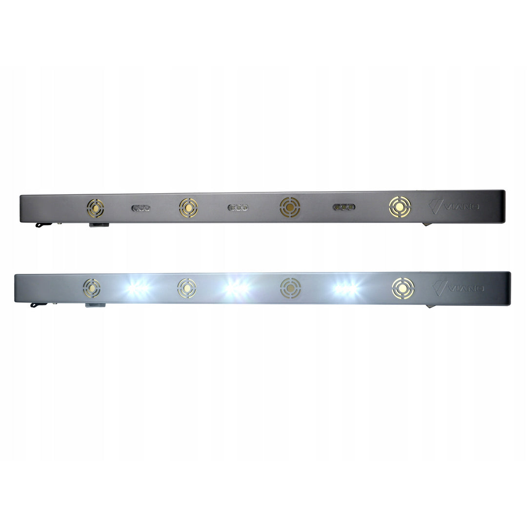 Viano repeller for rodents, martens, mice, rats, weasels, three strobe panels, four speakers, Long Strob