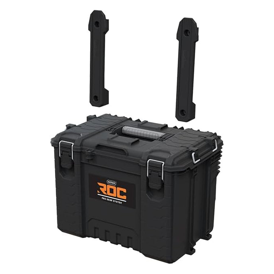 Keter ROC XL Pro Gear 2.0 tool box, load capacity 72 kg, Pro Mount handles, can be hung on the wall, 256980