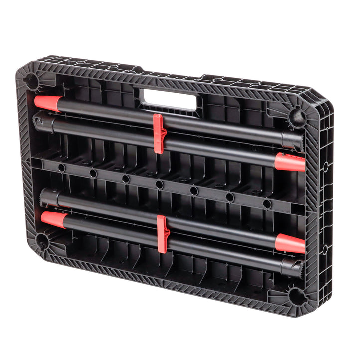 Keter Ultimate Workbench, foldable, load capacity up to 453 kg, assembly in 30 seconds, large work surface with 3/4-inch holes, portable, 262936