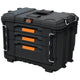 Keter ROC Pro Gear 2.0 XL Tool Box, with three drawers, included dividers, padlock slot, front latches, 259671
