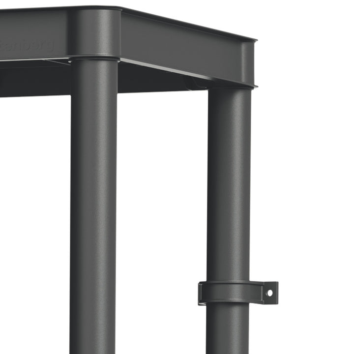 Stackaro Solid 60 Kistenberg shelf unit, max. total load 185 kg, 4 shelves, wall mounting, KSS60L4HD-S411