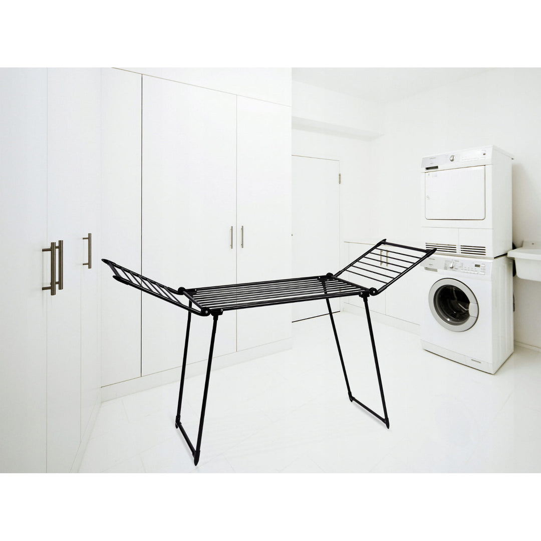 Promis clothes dryer, thick and durable tubes, two folding wings, external and internal, large rod spacing, SU120