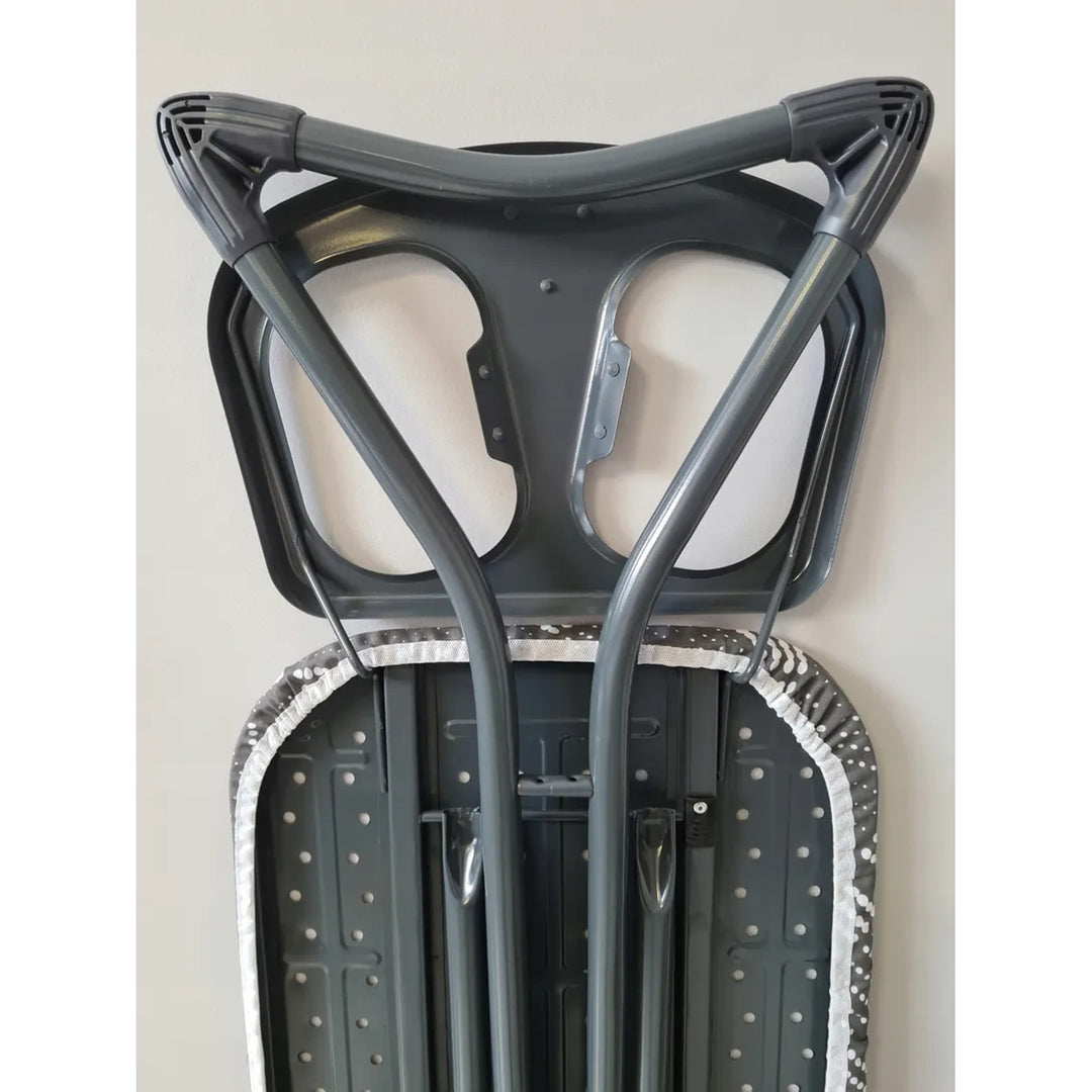 Promis ironing board, large and stable, 8-step height adjustment, leg lock, PKD80 Comfort Plus