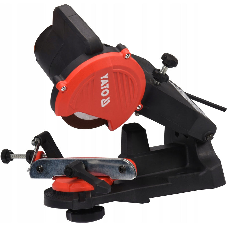 Yato electric sharpener for chainsaw cutting chains, power 85W, rotational speed 5500 rpm, sharpening angle 0-35°, metal guide, 1.8m cord, YT-84990