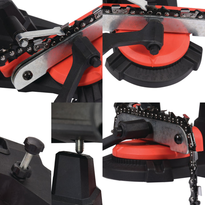 Yato electric sharpener for chainsaw cutting chains, power 85W, rotational speed 5500 rpm, sharpening angle 0-35°, metal guide, 1.8m cord, YT-84990