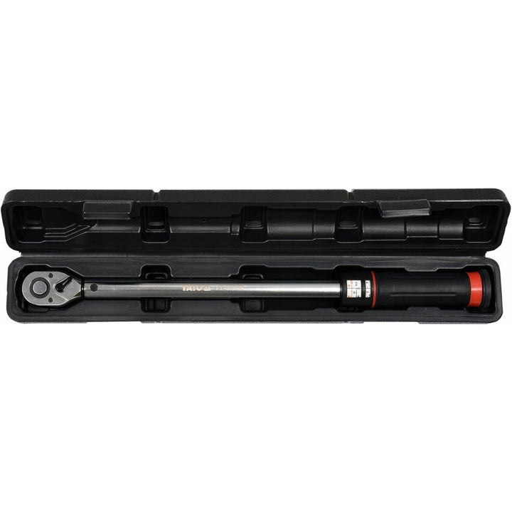 Yato torque wrench, made of chrome-molybdenum steel, packed in a case, torque scale located in the wrench handle, YT-07605