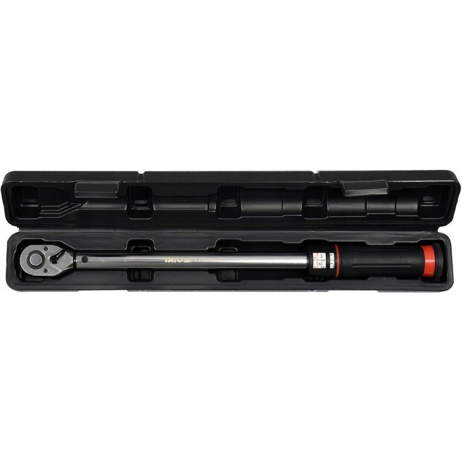 Yato torque wrench, made of chrome-molybdenum steel, packed in a case, torque scale located in the wrench handle, YT-07605