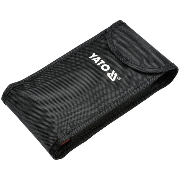 Professional Yato pipe and profile detector, large display with LED backlight, cover included, audible signal and three indicator LEDs, detection strength adjustment, YT-73131