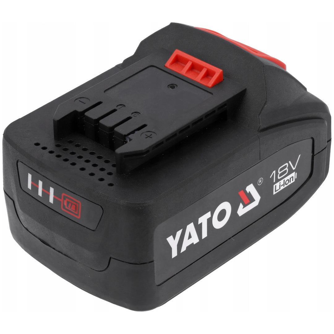 Yato power tool battery, for 18V series, 72 Wh energy, max output current 60A, Li-Ion 4 Ah, YT-828463