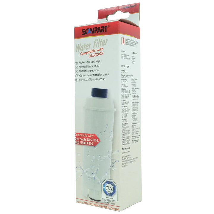 Water filter for DeLonghi Scanpart espresso machines