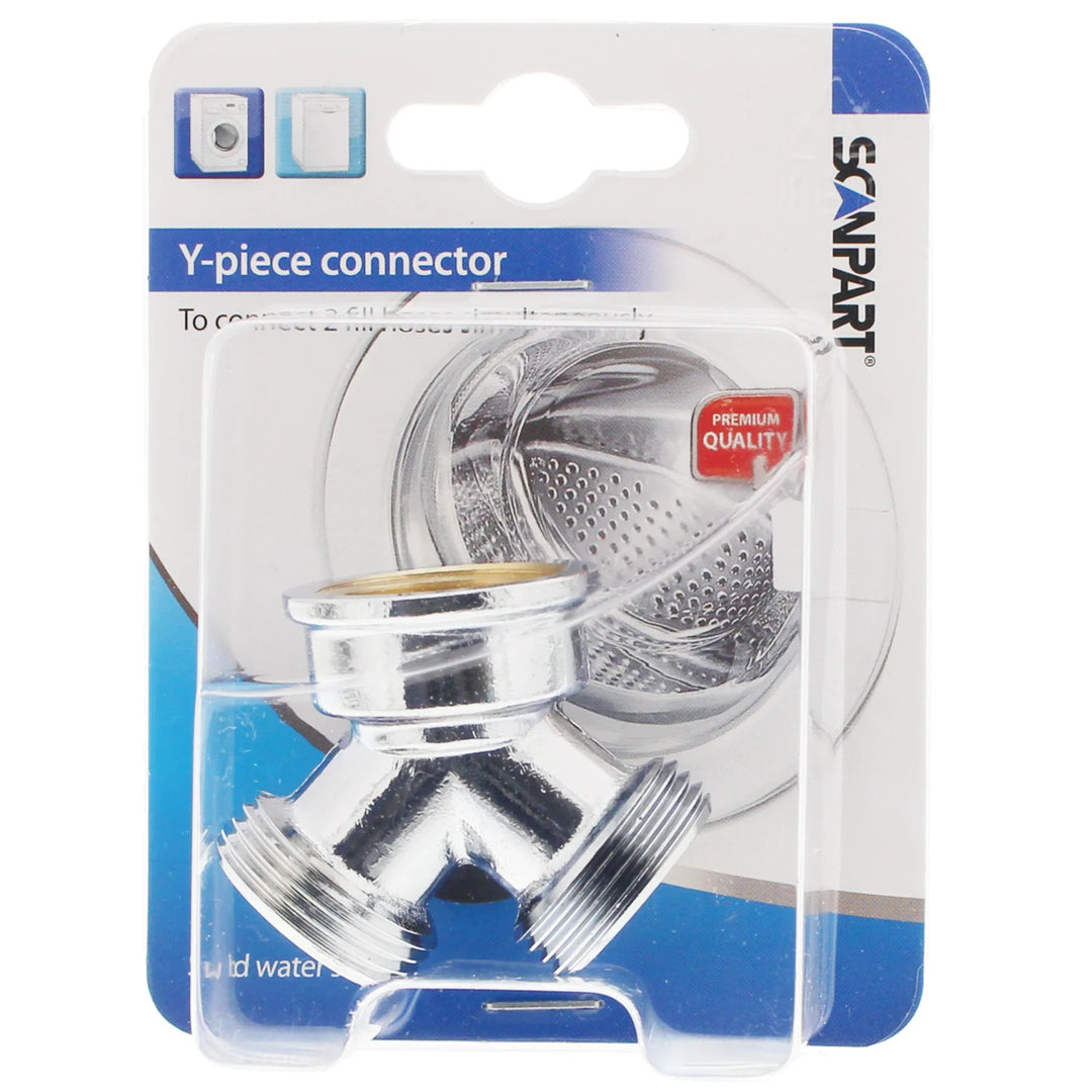 Scanpart supply hose connector tee – allows two supply hoses to be connected