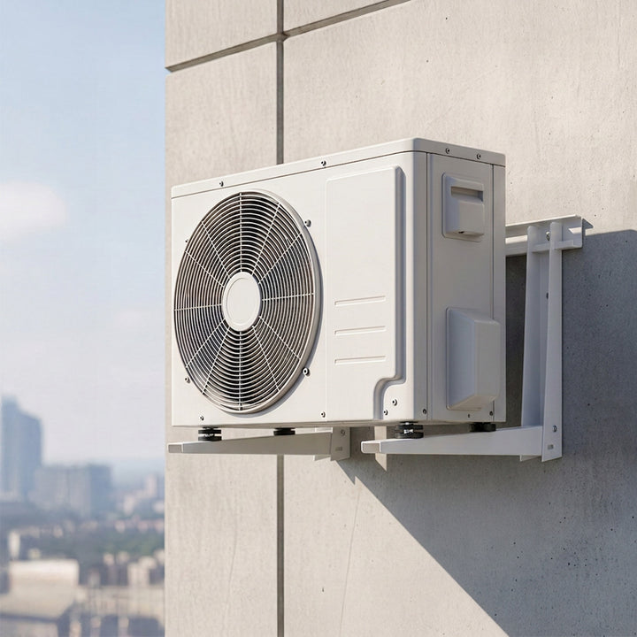 Maclean Air Conditioner/Heat Pump Mount/Hanger, dimensions 780x350x450 mm, galvanized steel, up to 180 kg, MC-146