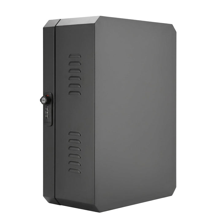 Maclean EV Charger Cabinet, IP65 Waterproof, Steel + Tempered Glass, Dimensions 70x50x25 cm, MC-900
