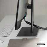 Maclean Cable Organizer/Hideaway, 20 mm x 1,000 mm, Black, MCTV-899 B