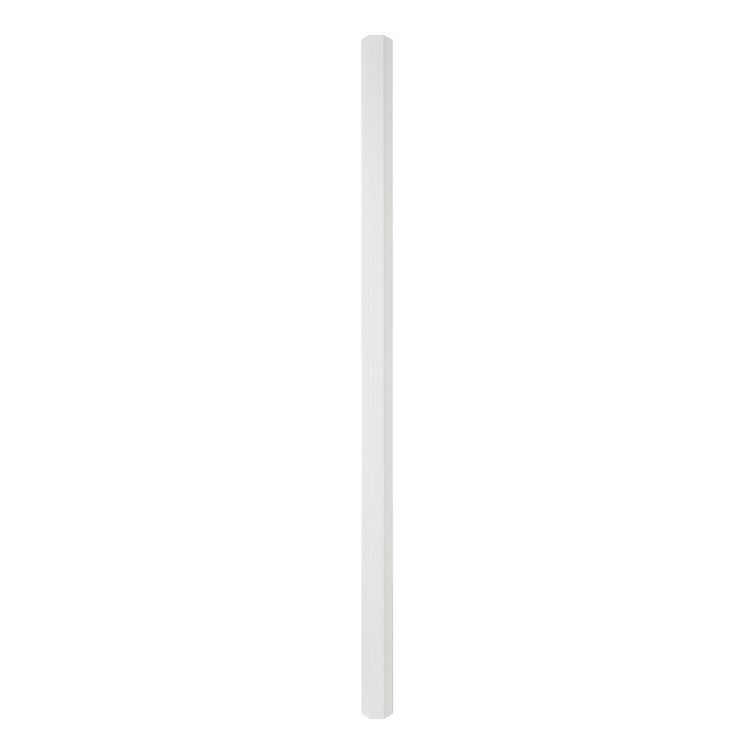 Maclean Aluminum Cable Cover Strip, 33x18x750 mm, White, MCTV-897 W