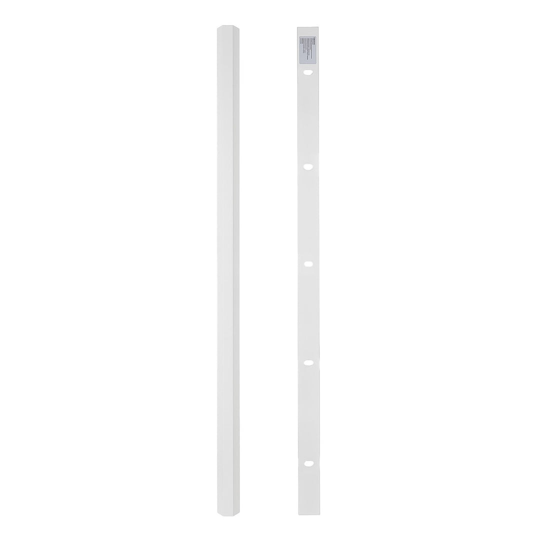 Maclean Aluminum Cable Cover Strip, 33x18x750 mm, White, MCTV-897 W