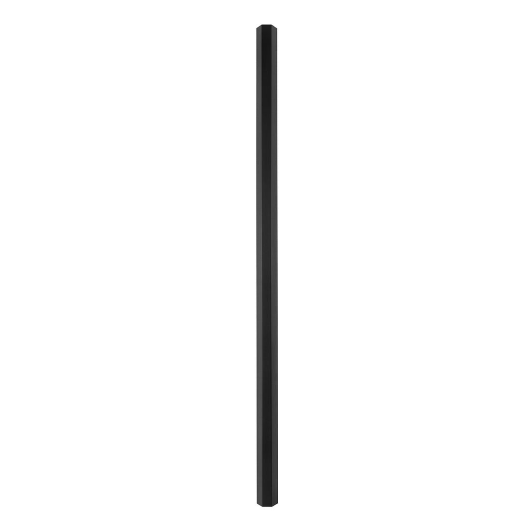 Maclean Aluminum Cable Cover Strip, 33x18x750 mm, Black, MCTV-897 B