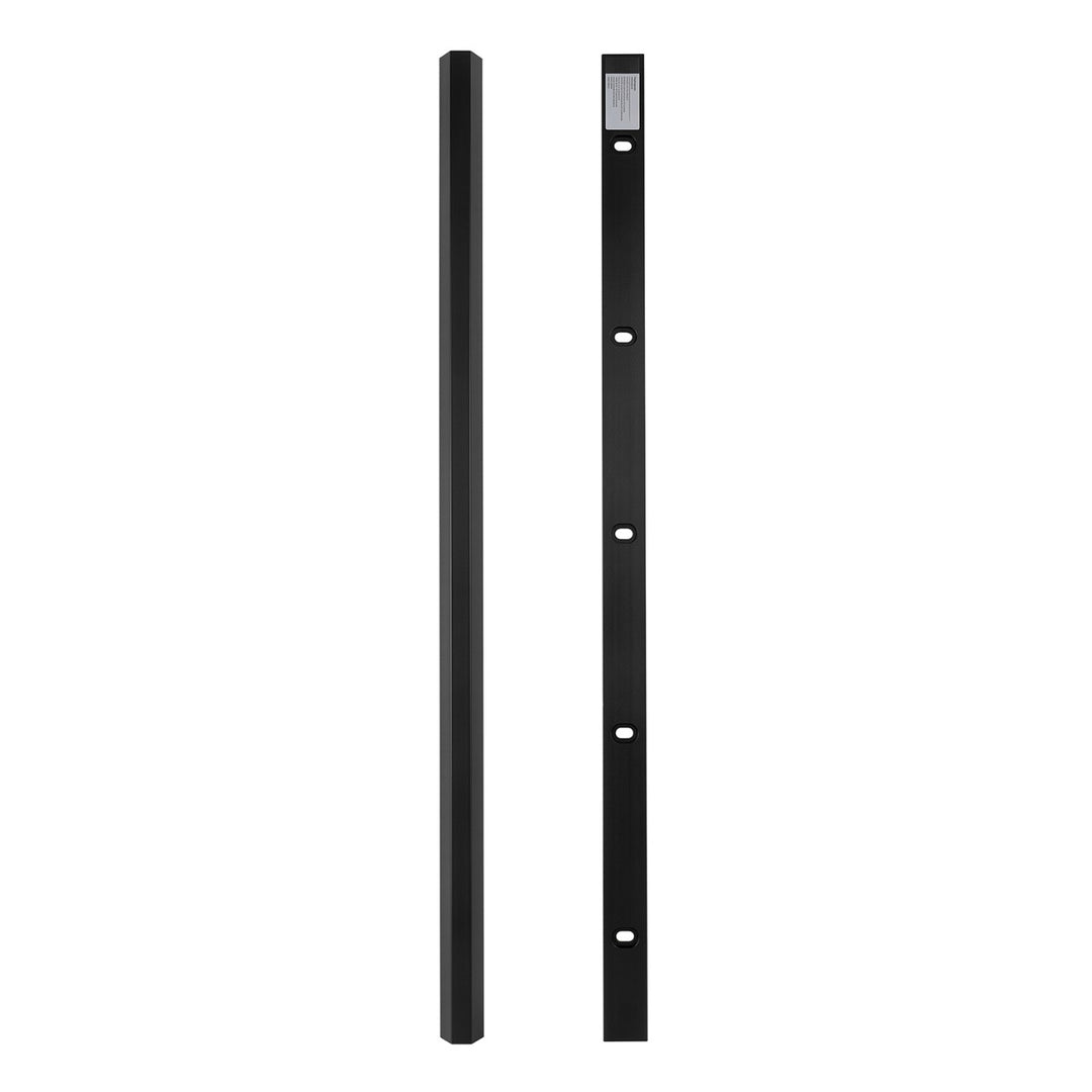 Maclean Aluminum Cable Cover Strip, 33x18x750 mm, Black, MCTV-897 B