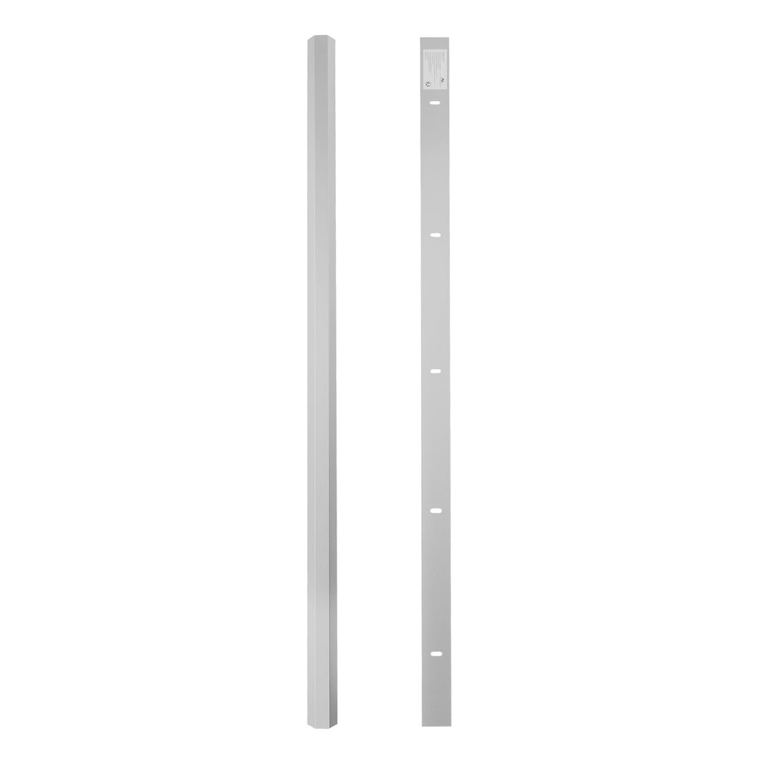 Maclean Aluminum Cable Cover Strip, 33x18x750 mm, Silver, MCTV-897 S