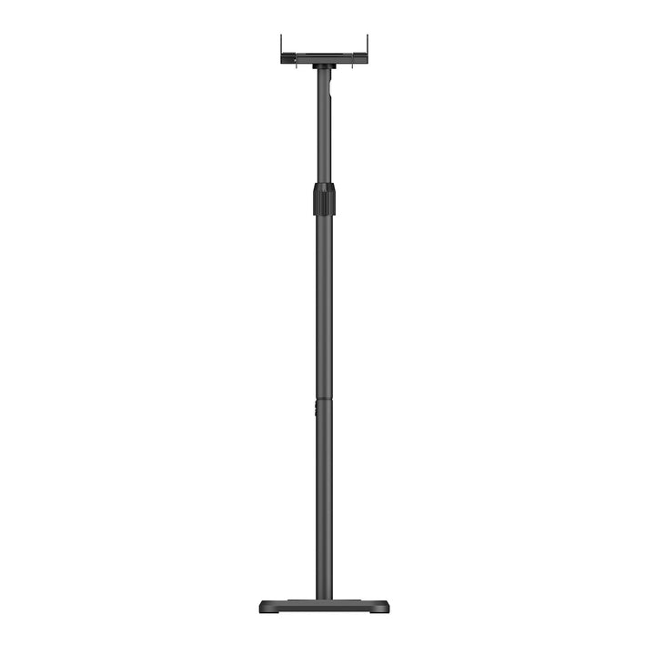Set of Maclean floor stands for speakers, universal, vertical and horizontal adjustment +10°–10°, max. 5 kg, MC-916