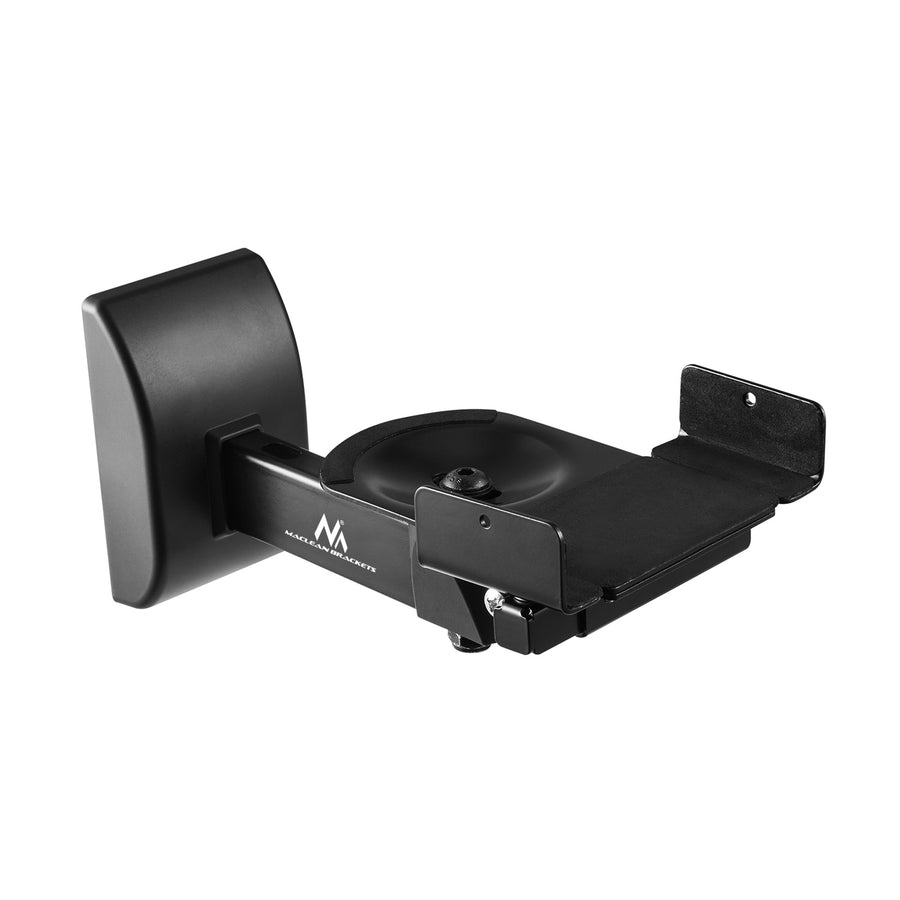 Set of Maclean speaker mounts/hangers, universal, vertically adjustable +8°–-8° and horizontally adjustable +90°–-90°, max. 15 kg, MC-917