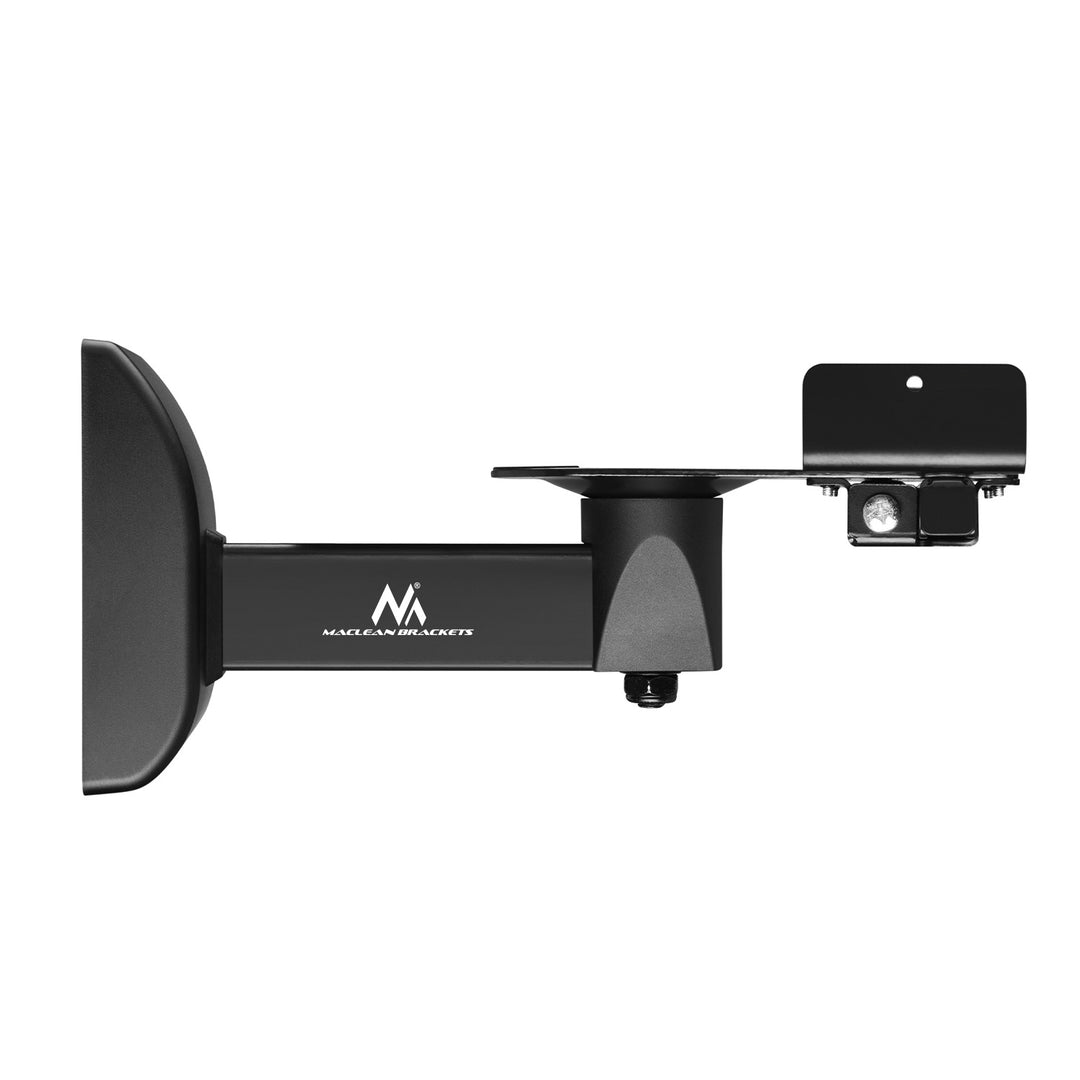 Set of Maclean speaker mounts/hangers, universal, vertically adjustable +8°–-8° and horizontally adjustable +90°–-90°, max. 15 kg, MC-917