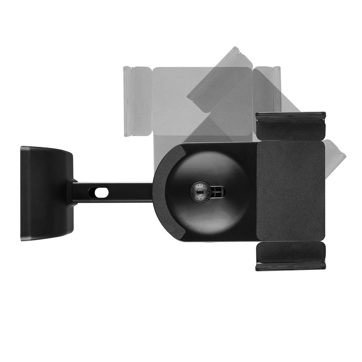 Set of Maclean speaker mounts/hangers, universal, vertically adjustable +8°–-8° and horizontally adjustable +90°–-90°, max. 15 kg, MC-917