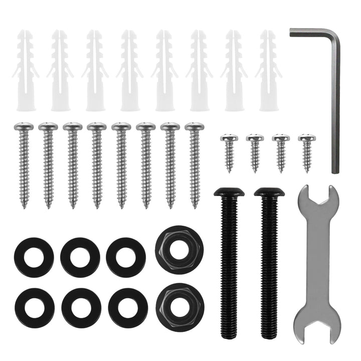 Set of Maclean speaker mounts/hangers, universal, vertically adjustable +8°–-8° and horizontally adjustable +90°–-90°, max. 15 kg, MC-917