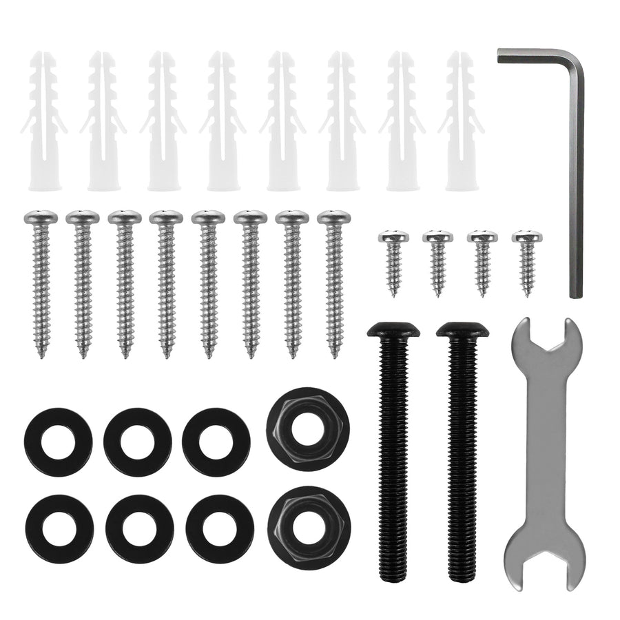 Set of Maclean speaker mounts/hangers, universal, vertically adjustable +8°–-8° and horizontally adjustable +90°–-90°, max. 15 kg, MC-917