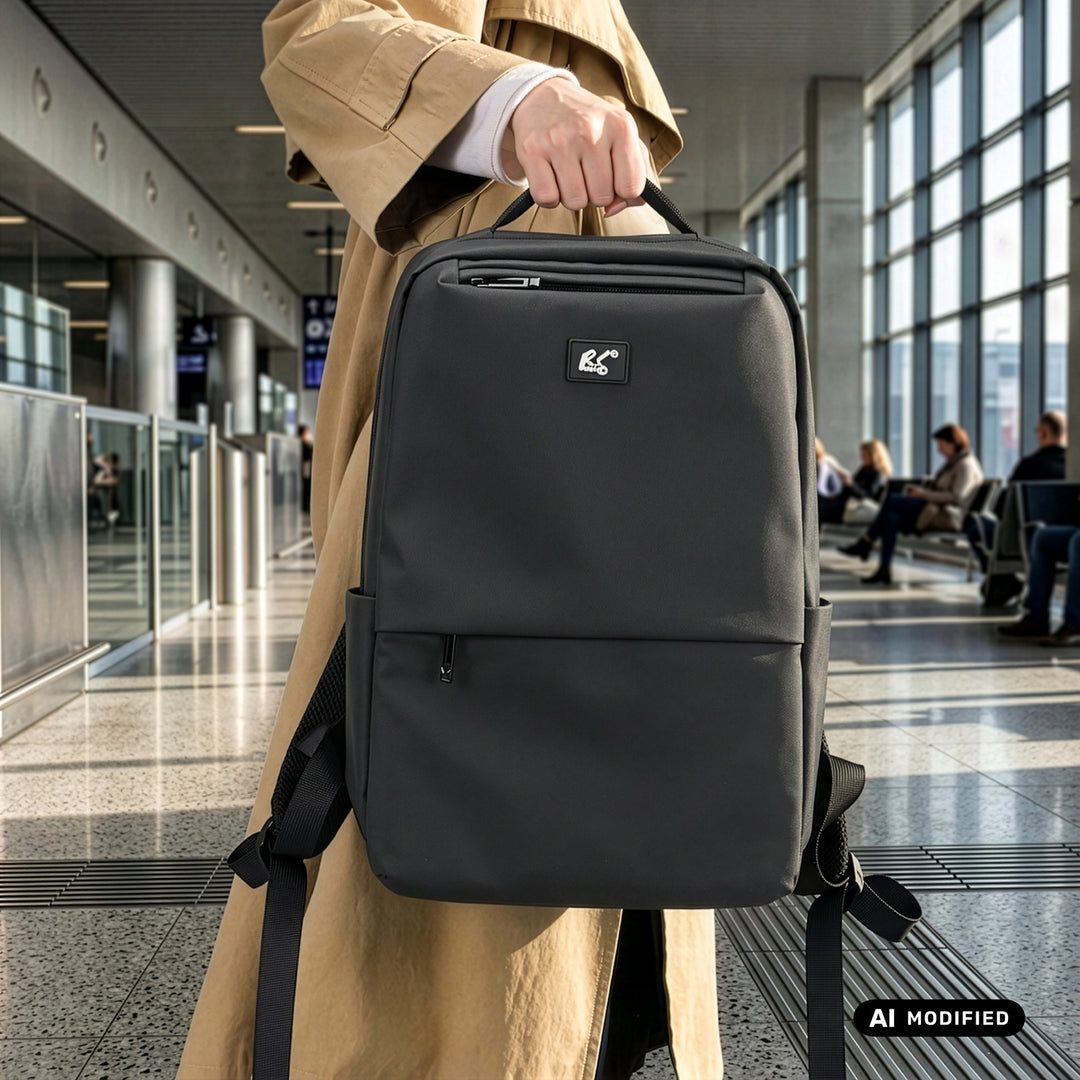 NanoRS Laptop Backpack, 15.6", Black, 41x29x4, Waterproof RS202 B