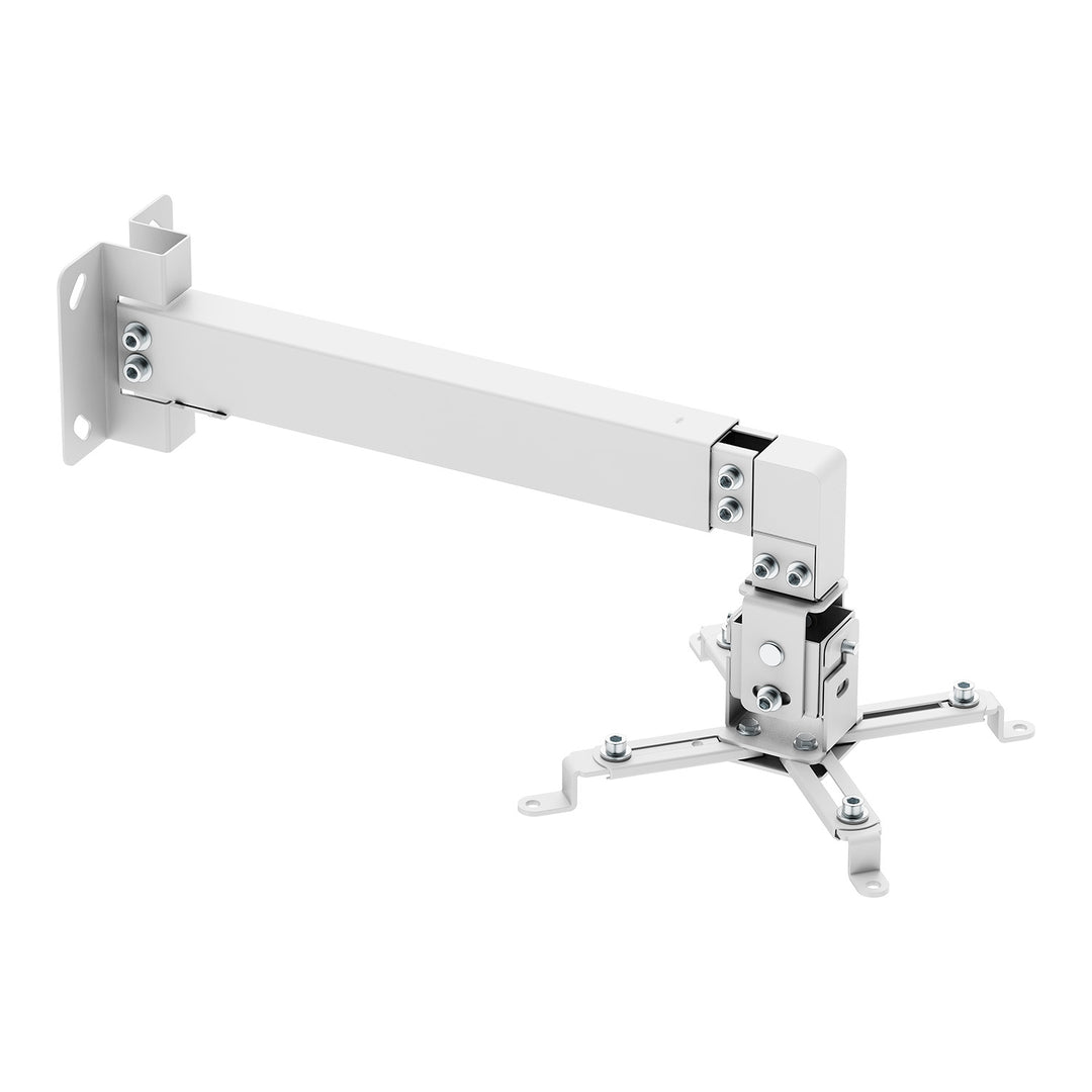 Maclean Wall-Mounted Projector Bracket/Hanger, White, up to 20 kg, MC-205 W