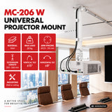 Maclean Universal Projector Mount/Hanger, White, up to 20 kg, MC-206 W