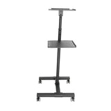 Maclean Adjustable Steel Mobile Projector/Laptop Stand, max. 10 kg, MC-207