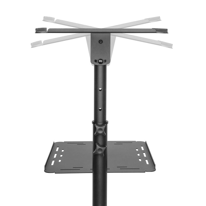Maclean Adjustable Steel Mobile Projector/Laptop Stand, max. 10 kg, MC-207