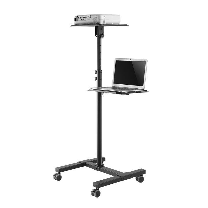 Maclean Adjustable Steel Mobile Projector/Laptop Stand, max. 10 kg, MC-207