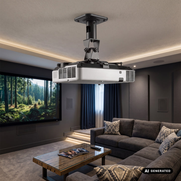 Maclean Projector Ceiling Mount/Hanger, Steel, 180–310 mm, up to 15 kg, MC-208 B
