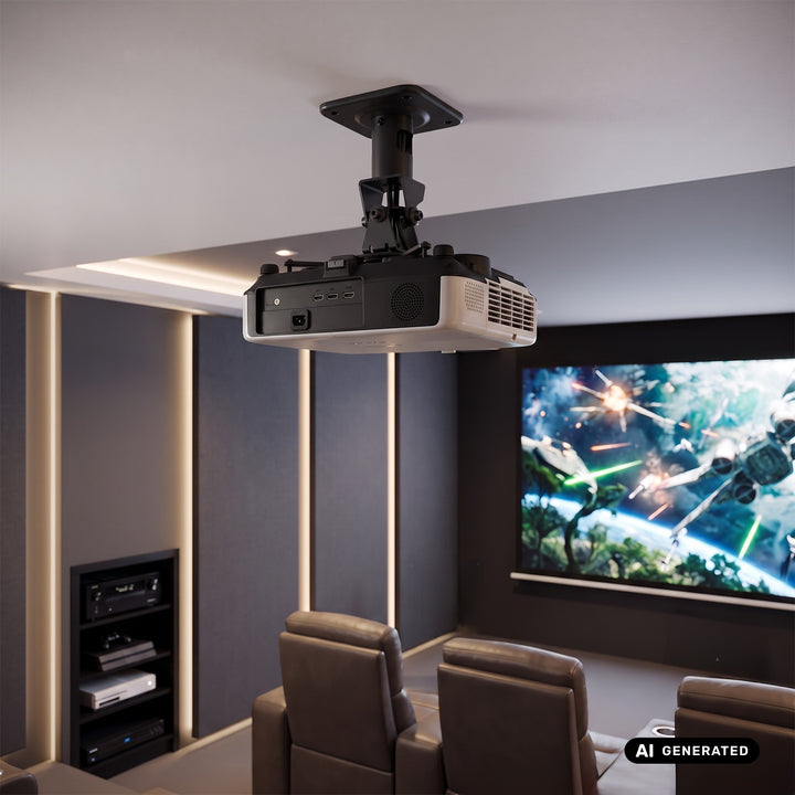 Maclean Projector Ceiling Mount/Hanger, Steel, 180–310 mm, up to 15 kg, MC-208 B