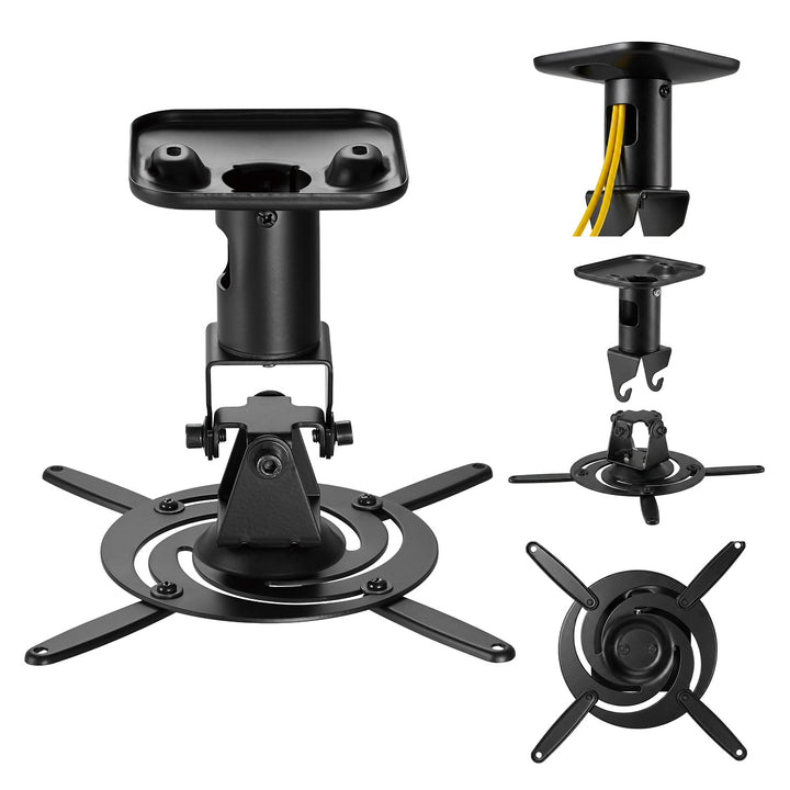 Maclean Projector Ceiling Mount/Hanger, Steel, 180–310 mm, up to 15 kg, MC-208 B