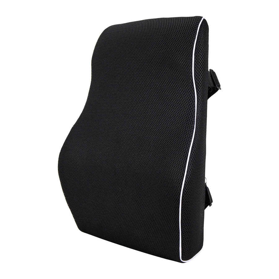 Promedix Memory Foam Lumbar Pillow, 44x37x12 cm, foam density: 50D, PR-214