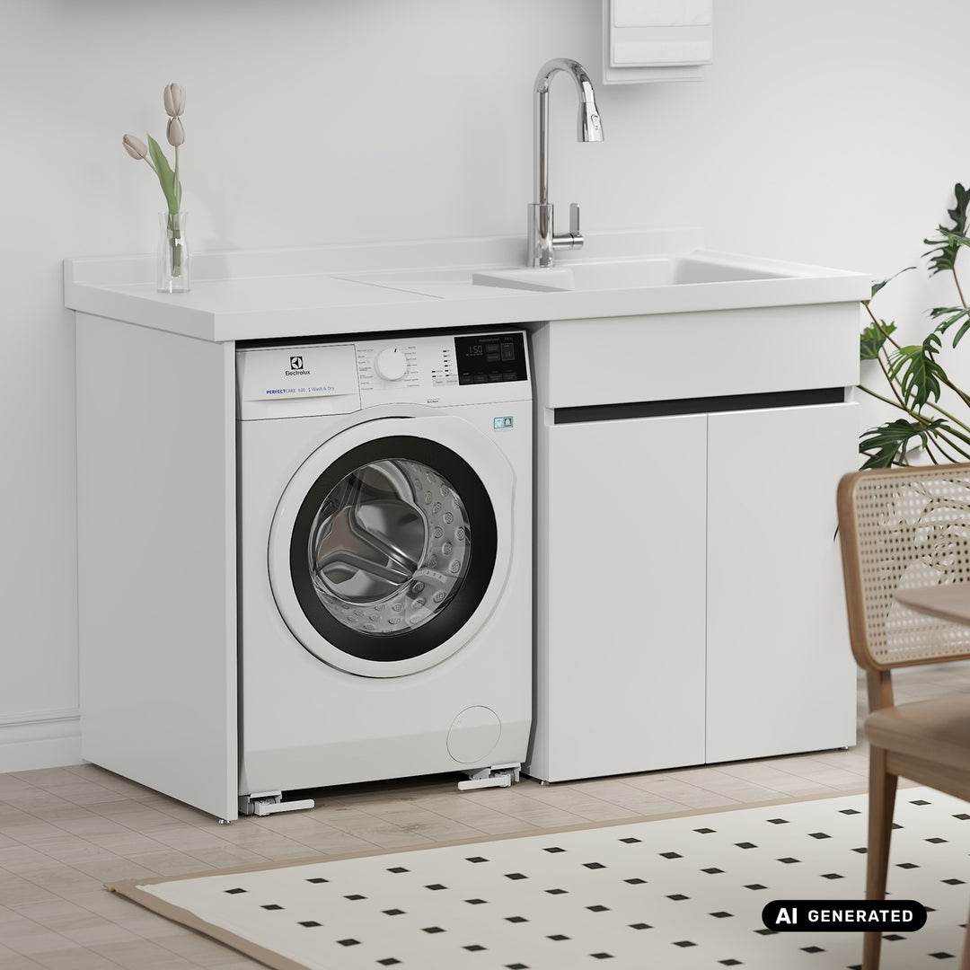 Mobile stand for household appliances up to 300 kg, Maclean, universal, adjustable, max. width 450–700 mm, MC-918