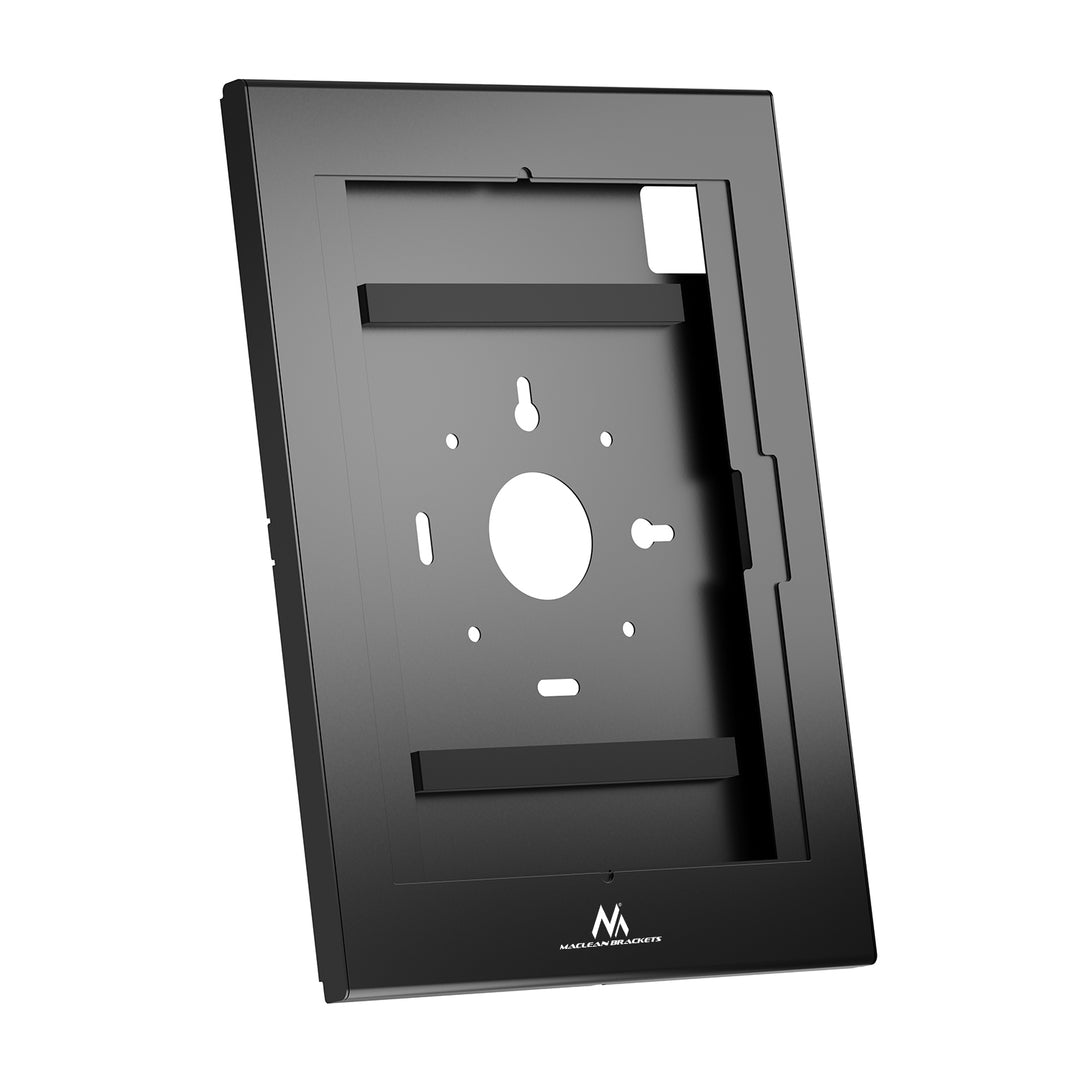 Maclean Tablet Advertising Mount with Lock, 12.4"–13", iPad Air/Pro, Samsung Tab S10+/S9+/S8+/S7+, 257x350x22mm, MC-950 B