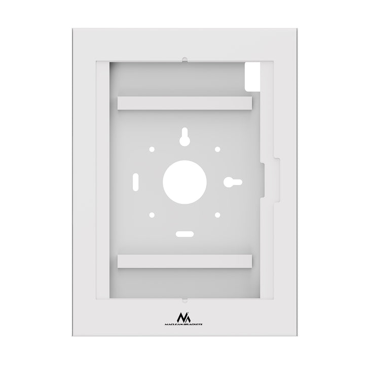 Maclean Tablet Advertising Mount with Lock, 12.4"-13", iPad Air/Pro, Samsung Tab S10+/S9+/S8+/S7+, 257x350x22mm, MC-950 W