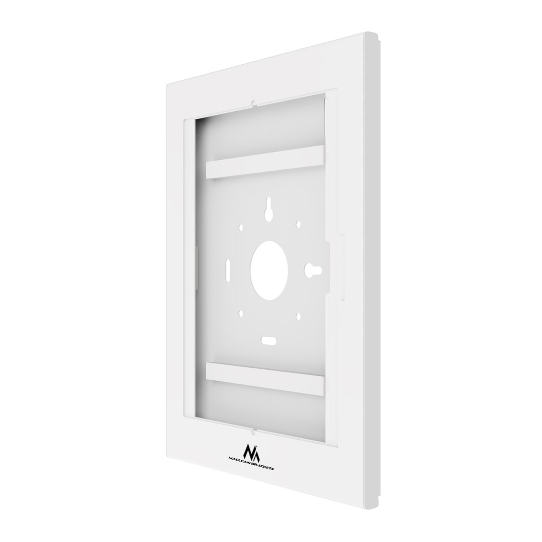Maclean Tablet Advertising Mount with Lock, 12.4"-13", iPad Air/Pro, Samsung Tab S10+/S9+/S8+/S7+, 257x350x22mm, MC-950 W