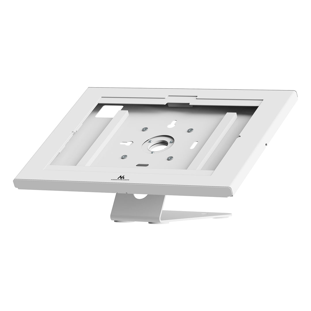 Maclean Tablet Advertising Mount with Lock, 12.4"-13", iPad Air/Pro, Samsung Tab S10+/S9+/S8+/S7+, 257x350x22mm, MC-956 W