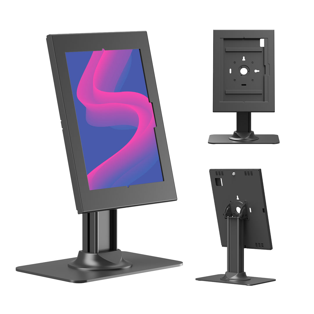 Maclean Tablet Advertising Mount with Lock. 12.4"-13", iPad Air/Pro, Samsung Tab S10+/S9+/S8+/S7+, 257x350x22mm, MC-958 B