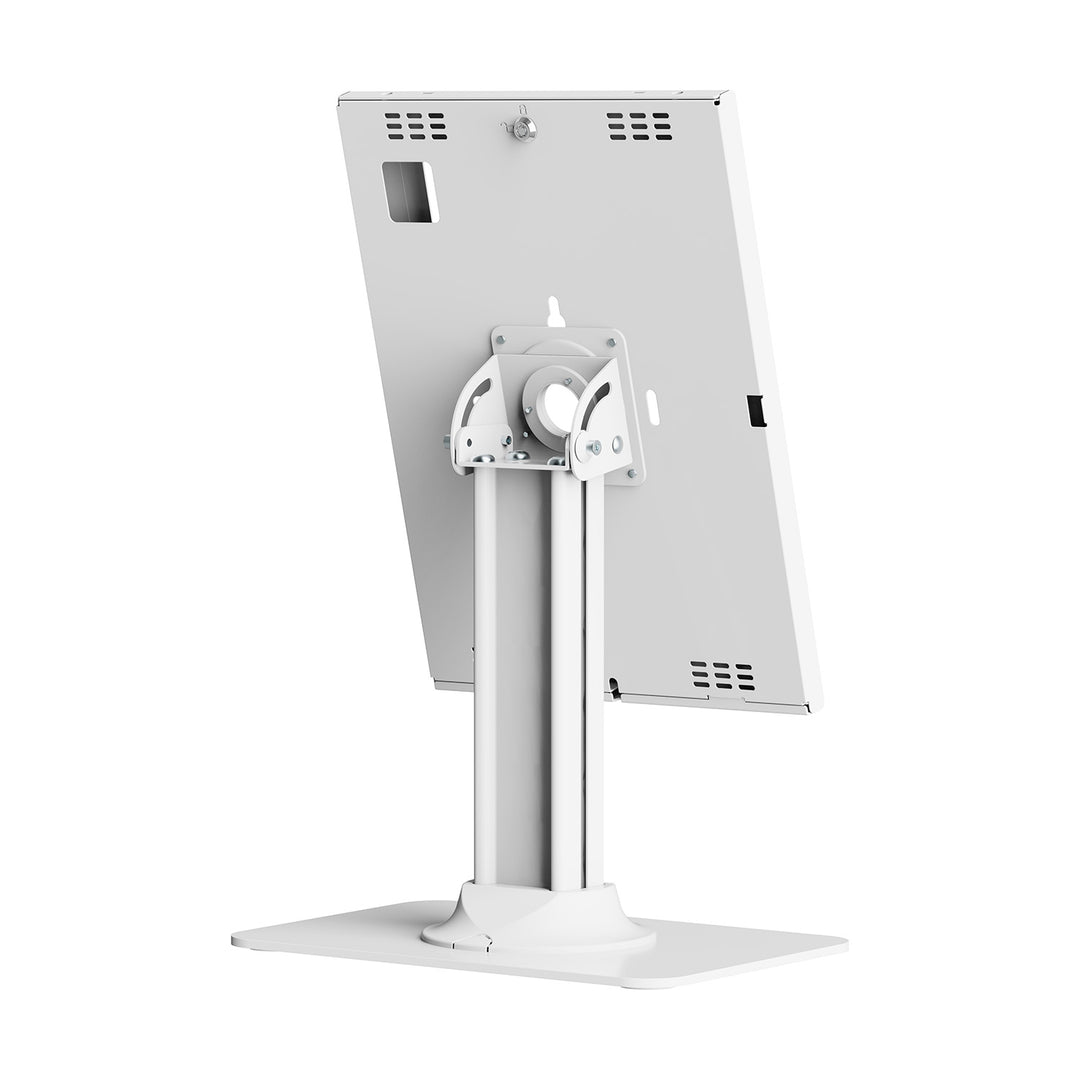 Maclean Tablet Advertising Mount with Lock, 12.4"-13", iPad Air/Pro, Samsung Tab S10+/S9+/S8+/S7+, 257x350x22mm, MC-958 W