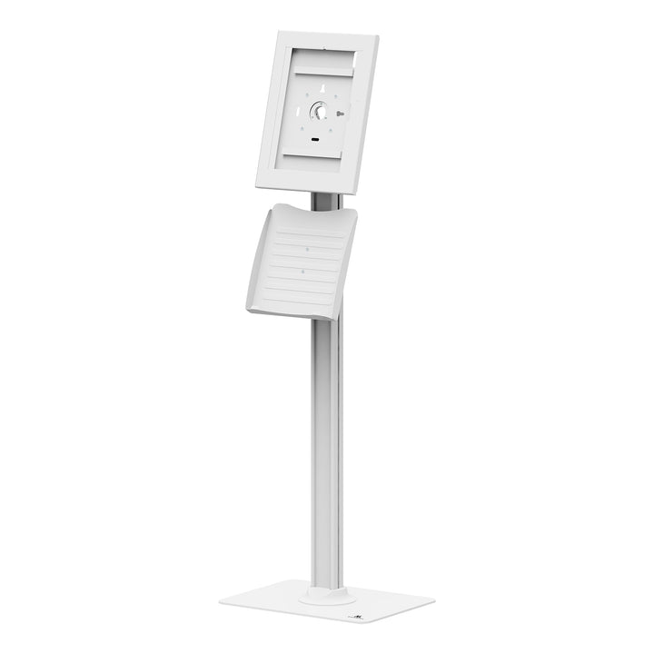Maclean Tablet Advertising Mount with Lock, 12.4"-13", iPad Air/Pro, Samsung Tab S10+/S9+/S8+/S7+, 257x350x22mm, MC-924 W