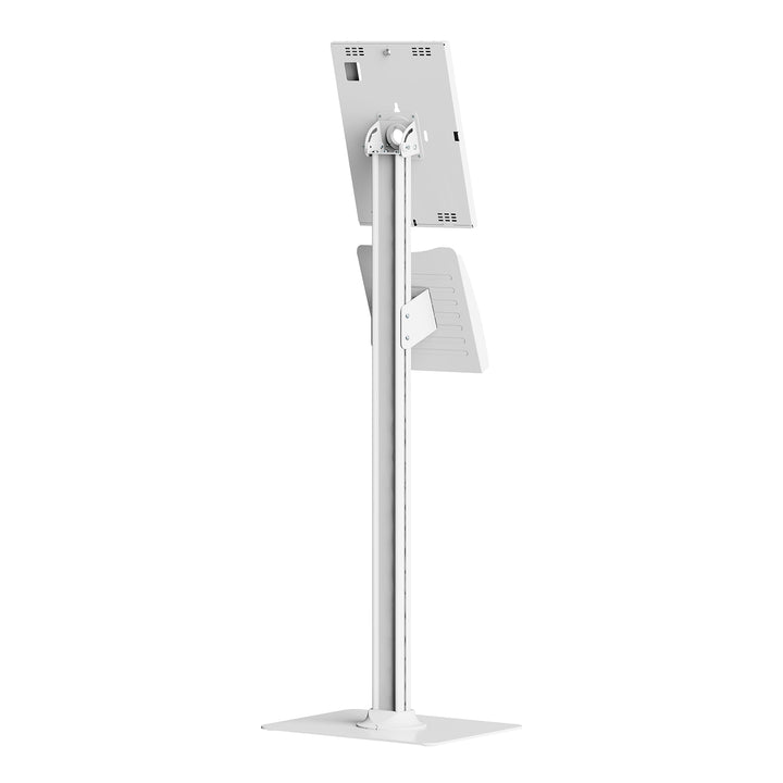 Maclean Tablet Advertising Mount with Lock, 12.4"-13", iPad Air/Pro, Samsung Tab S10+/S9+/S8+/S7+, 257x350x22mm, MC-924 W