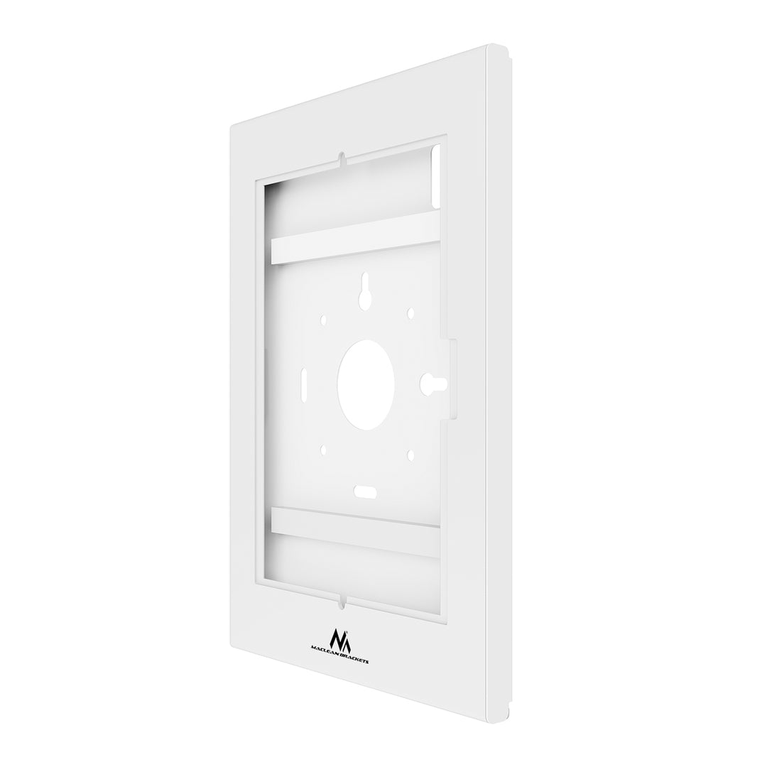 Maclean Tablet Advertising Mount, with Lock. 10.9"-11", iPad Air/Pro, Samsung Tab A & S Series, 220x323x22mm, MC-955 W